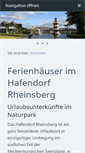 Mobile Screenshot of hafendorf-rheinsberg-ferienhaus.de